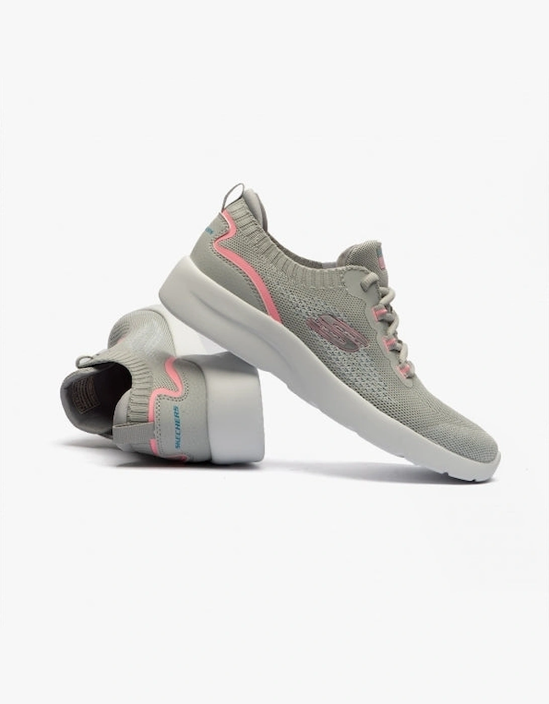 149546/LGPK DYNAMIGHT 2.0-DAYTIME STRIDE Womens Trainers Light Grey/Pink