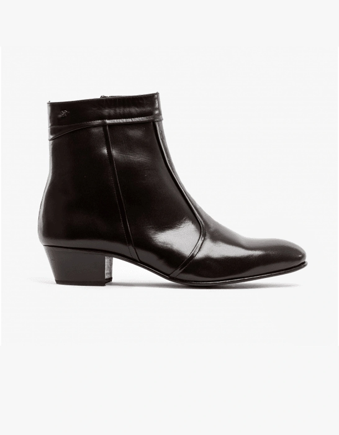 Men's Club Cubano EMMANUEL Mens Smooth Leather Cuban Heel Boots Brown - Size: 6.5