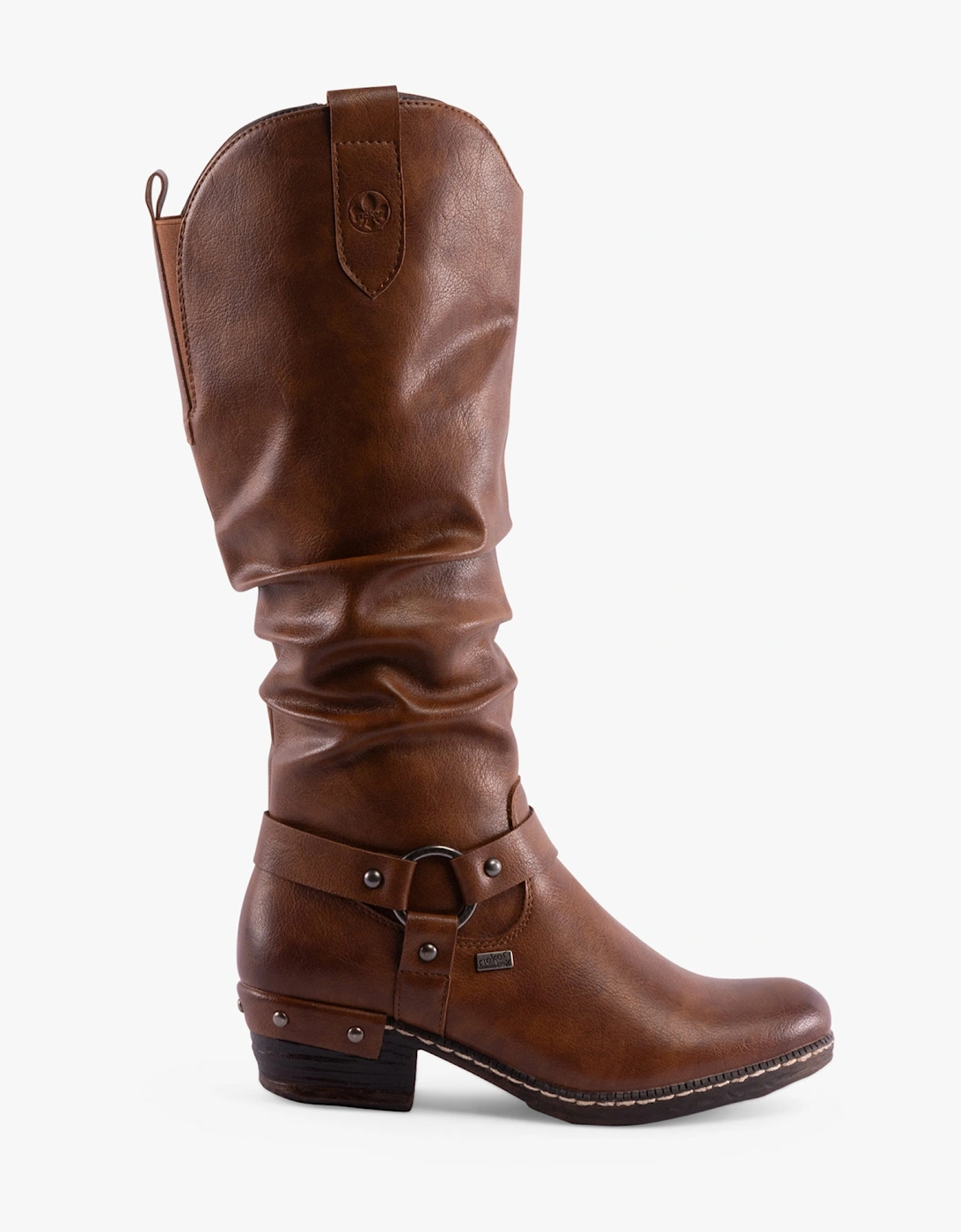 Women's Rieker 93670-24 Womens Boots Brown - Size: 6.5