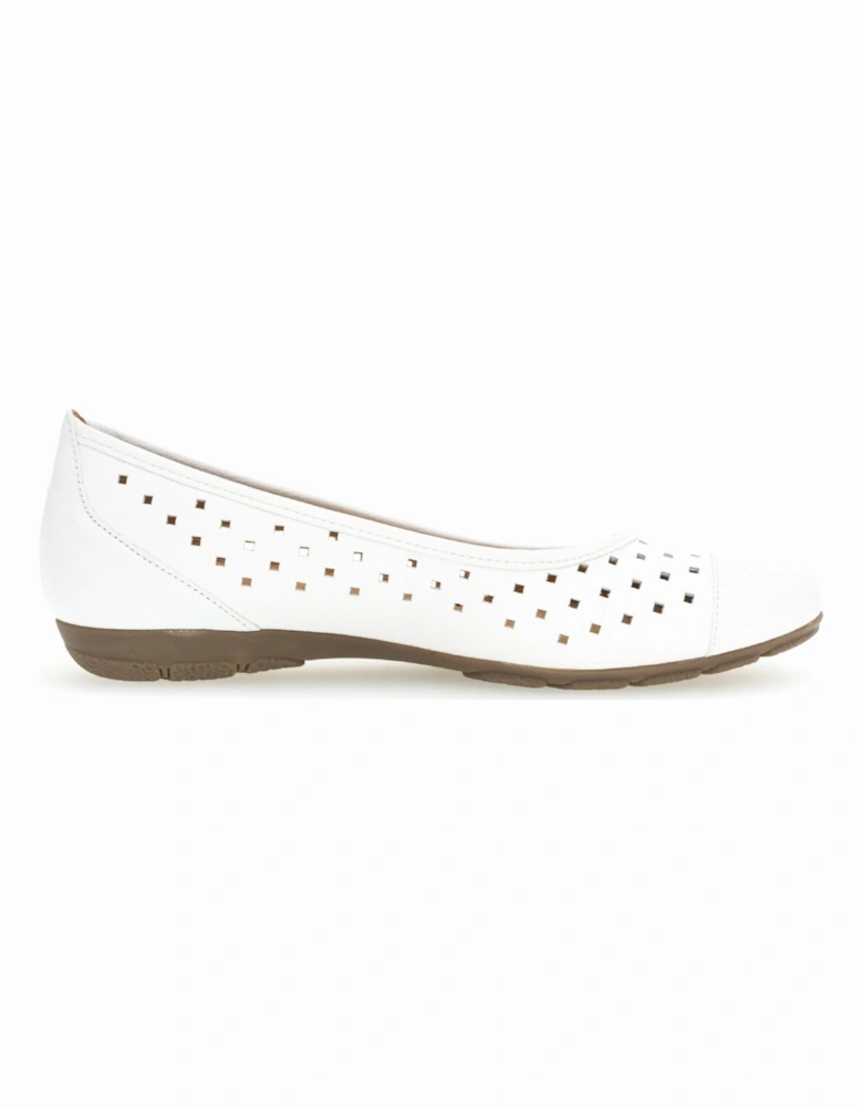 RUFFLE Womens Shoes White