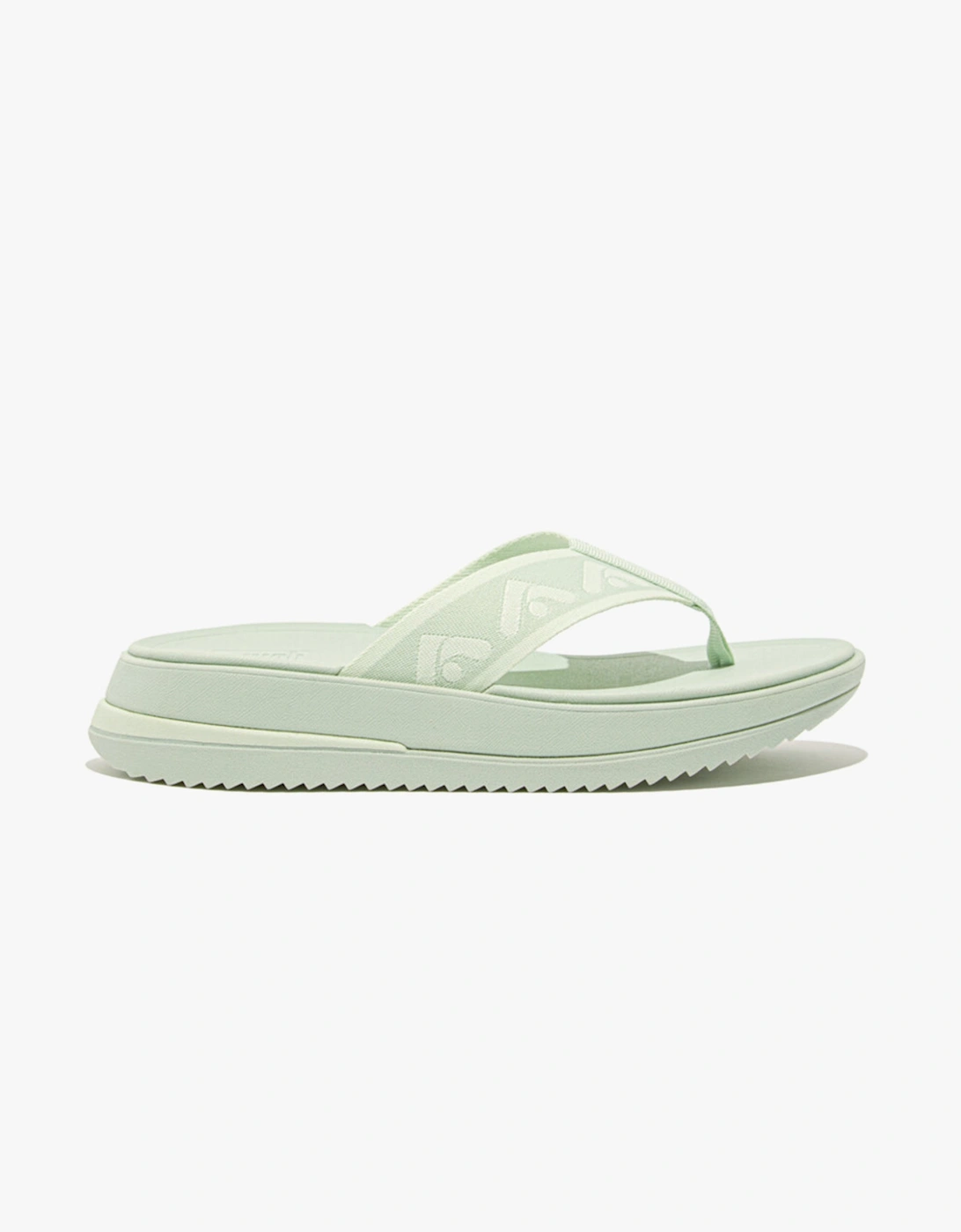 Women's FitFlop SURFF WEBBING Womens Toe Post Sagebrush - Green - Size: 4