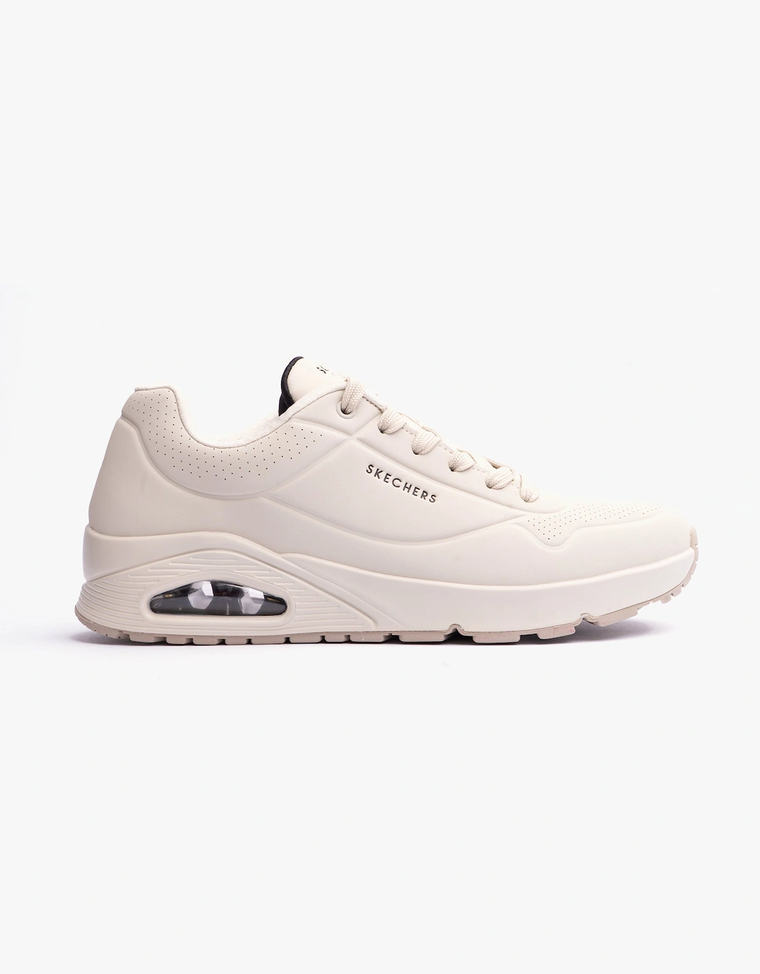 Skechers Men's Skechers 52458/OFWT UNO - STAND ON AIR Mens Trainers Off White