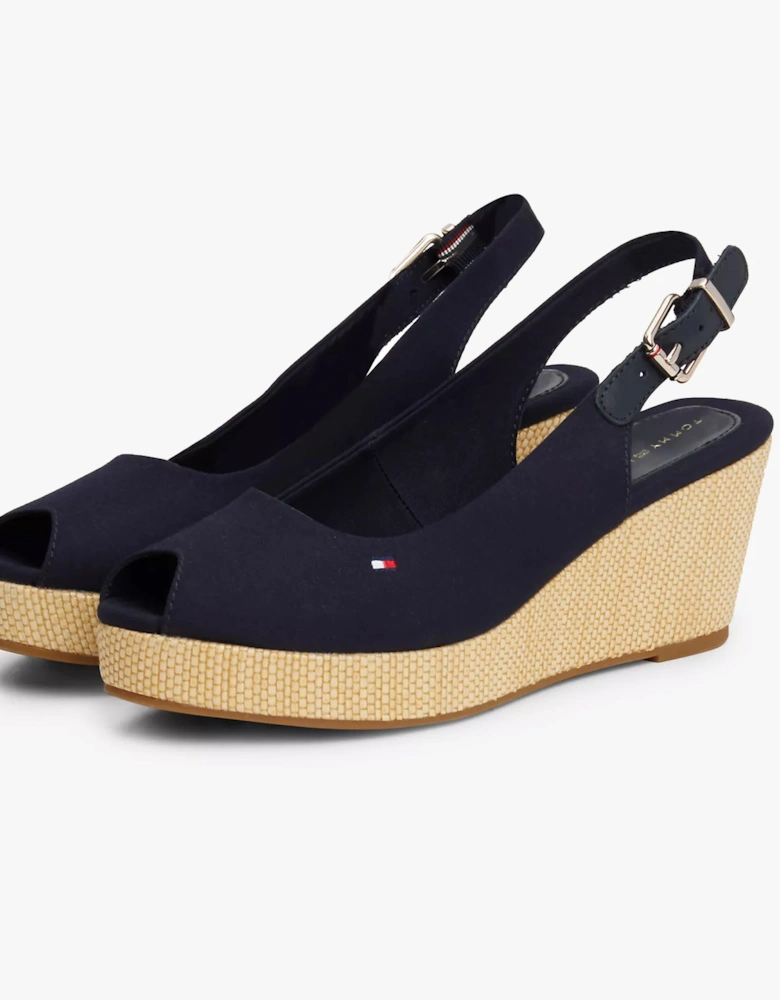 ICONIC ELBA SLING Womens Espadrilles Space Blue