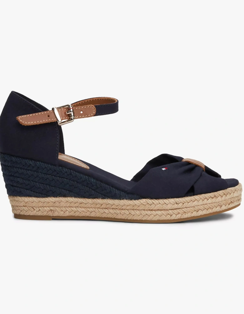 BASIC OPEN TOE Womens Espadrilles Space Blue