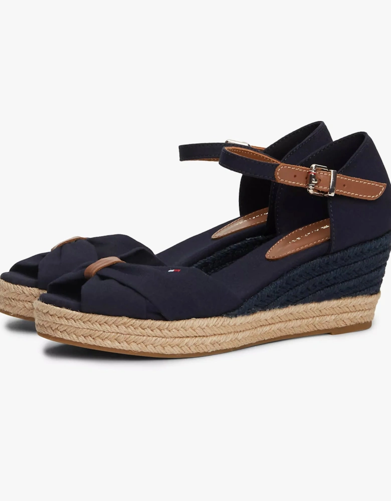 BASIC OPEN TOE Womens Espadrilles Space Blue