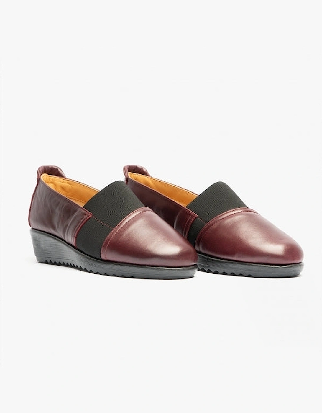 NESO Womens Leather Shoes Bordeaux