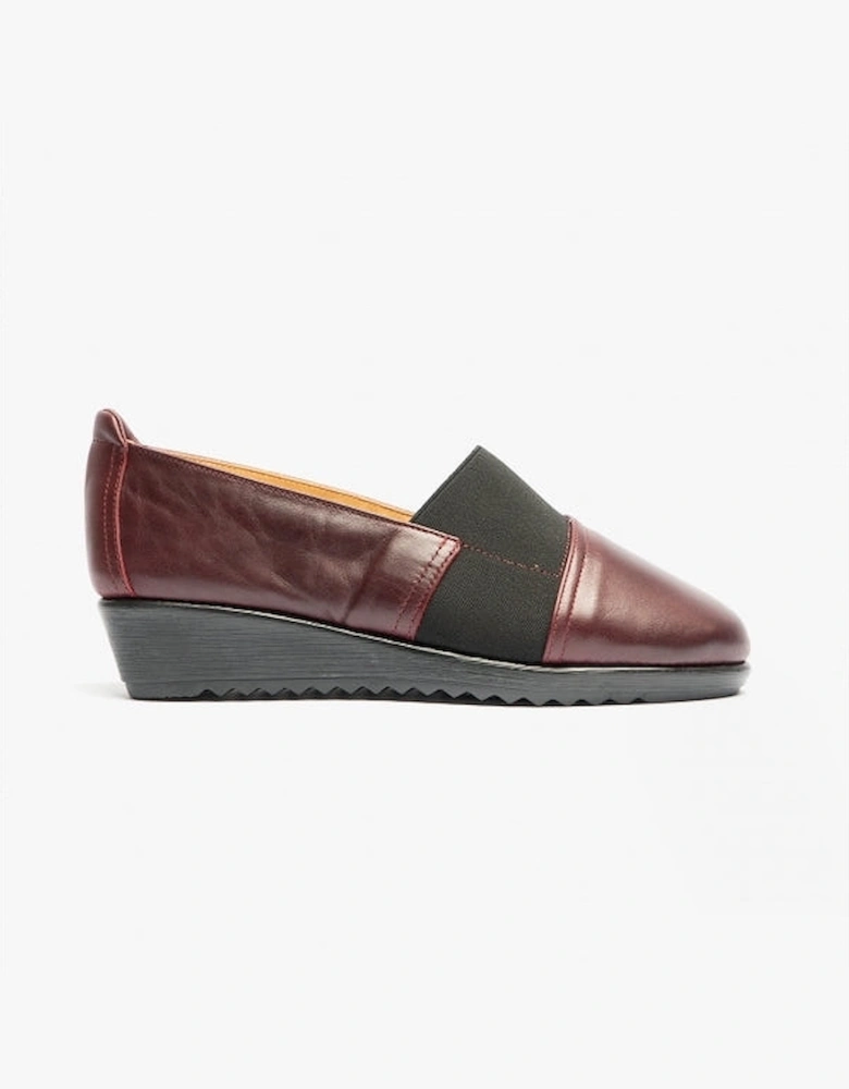 NESO Womens Leather Shoes Bordeaux