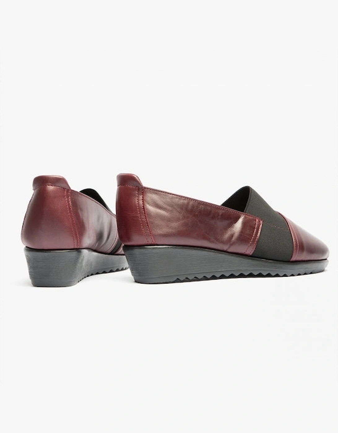 NESO Womens Leather Shoes Bordeaux