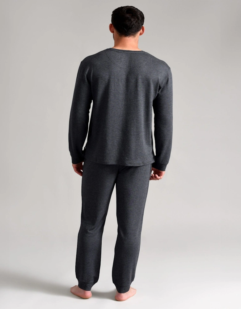 SUPER SOFT Long Sleeve Top Mens Dark Grey
