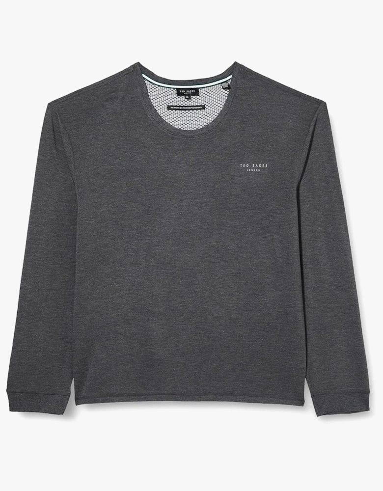 SUPER SOFT Long Sleeve Top Mens Dark Grey