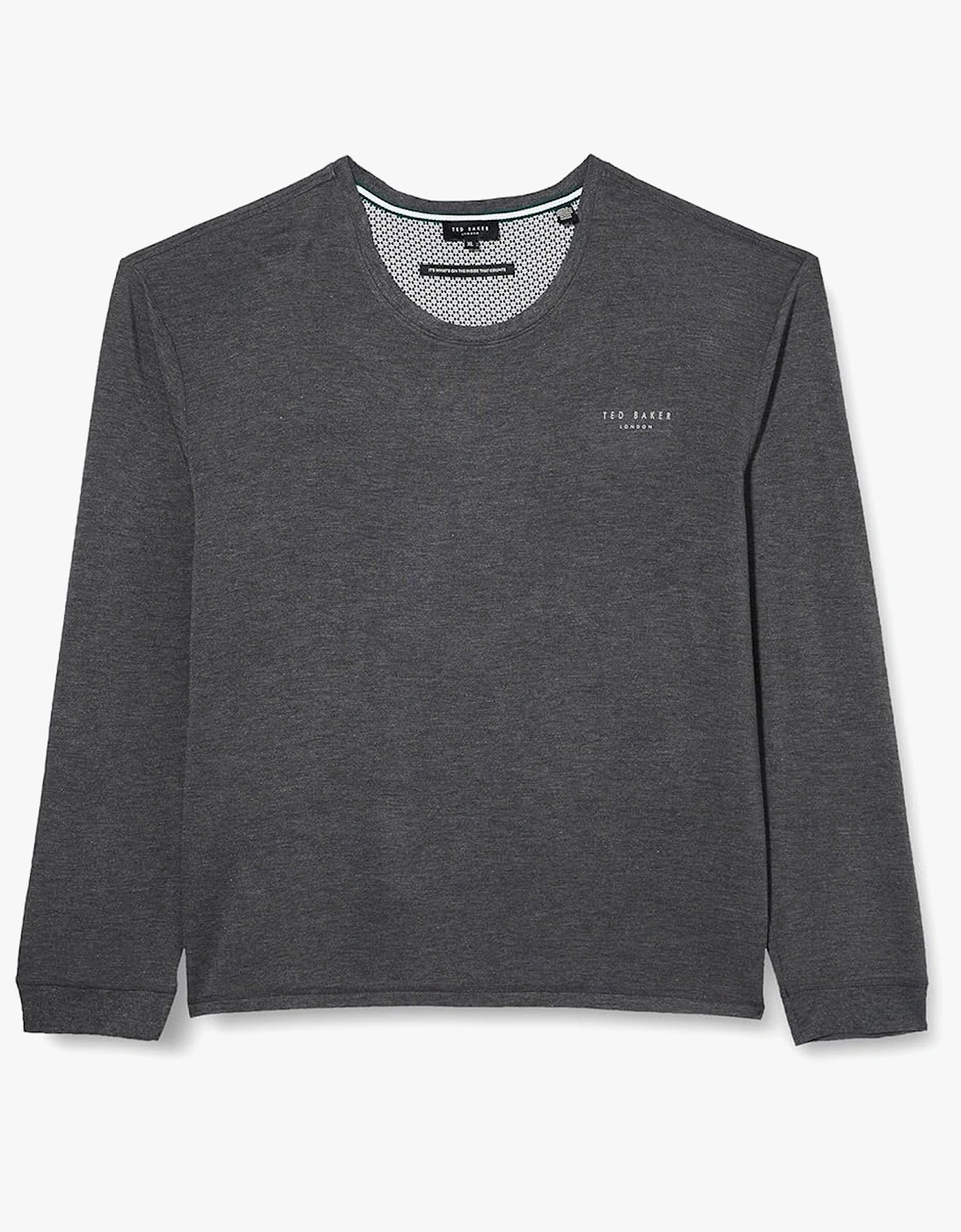 SUPER SOFT Long Sleeve Top Mens Dark Grey, 5 of 4