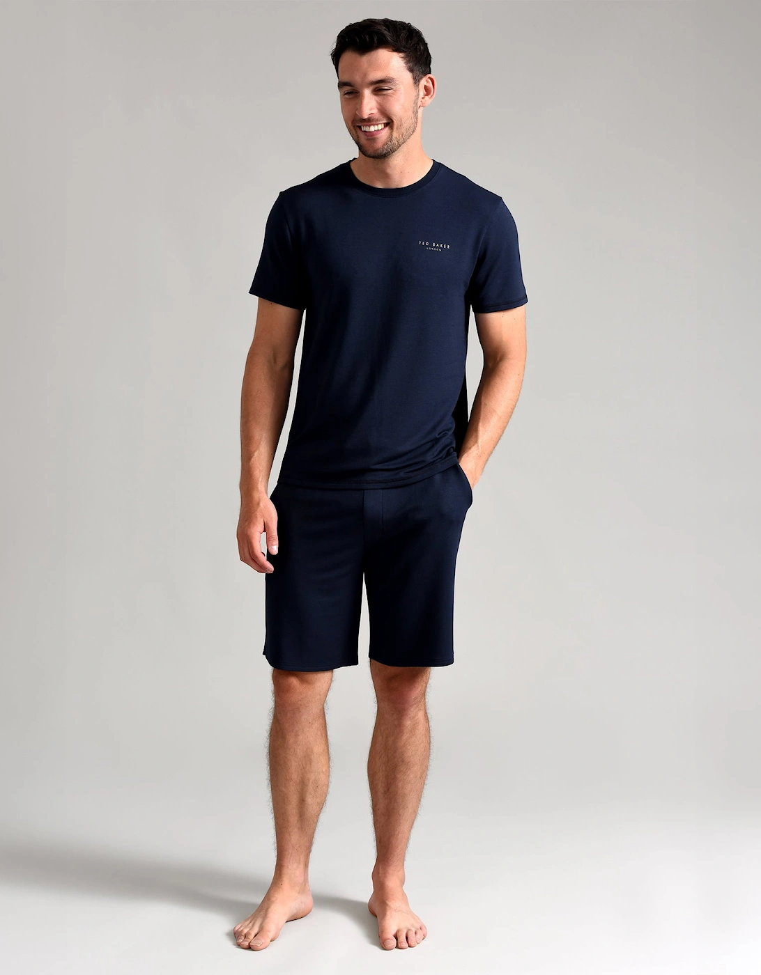 SUPER SOFT Shorts Mens Navy, 5 of 4