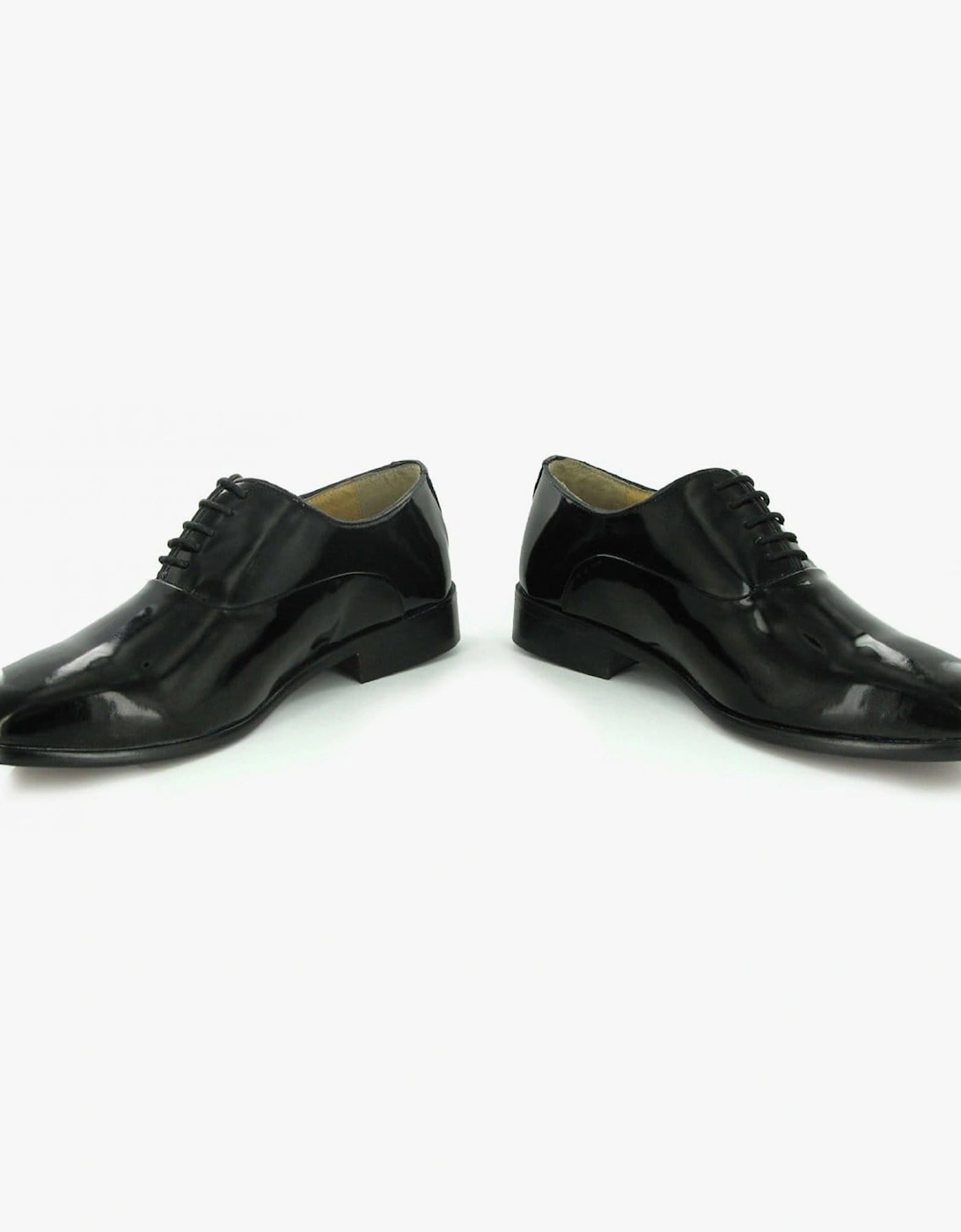 Mens Patent Leather Evening Oxford Shoes Black