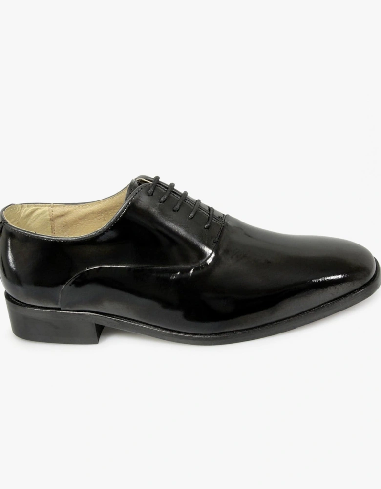 Mens Patent Leather Evening Oxford Shoes Black