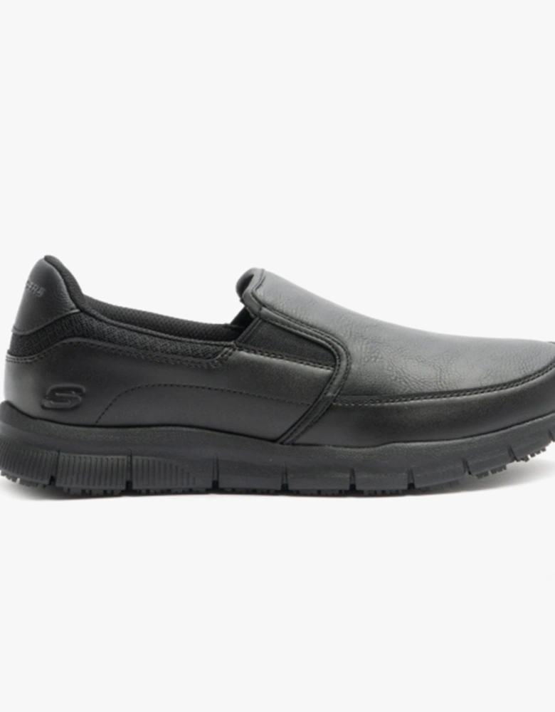 77157EC/BLK RELAXED FIT - NAMPA GROTON Mens Slip On Shoes Black