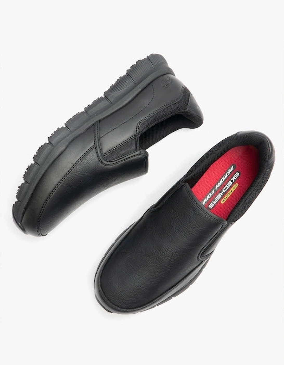 77157EC/BLK RELAXED FIT - NAMPA GROTON Mens Slip On Shoes Black