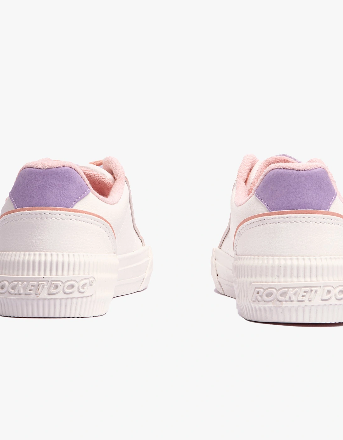 CHEERY 80s Womens Trainers White/Lavender