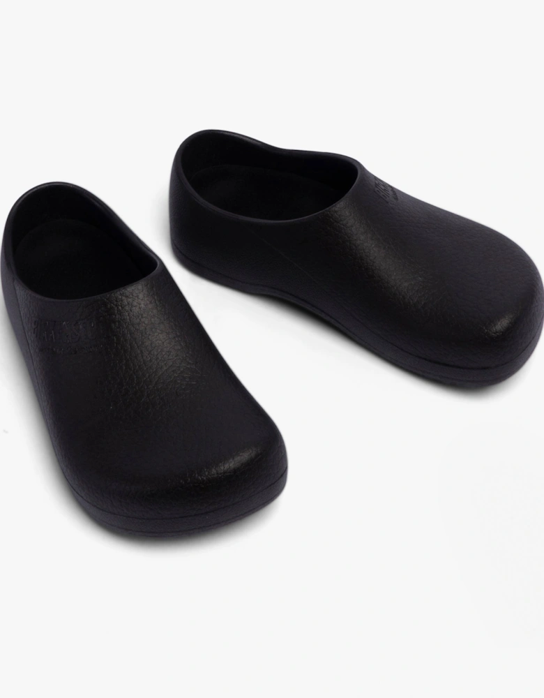 PROFI-BIRKI PU Unisex Adults Clogs Black