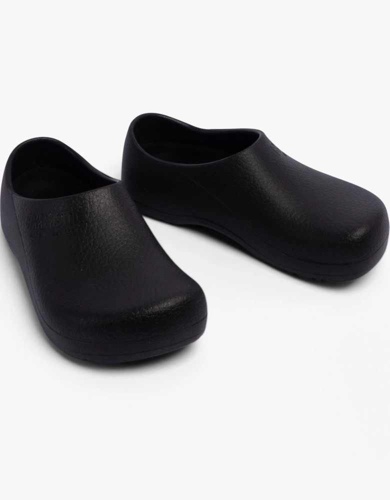 PROFI-BIRKI PU Unisex Adults Clogs Black