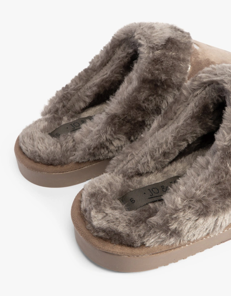 Jo & Joe GRETEL Womens Slippers Mink