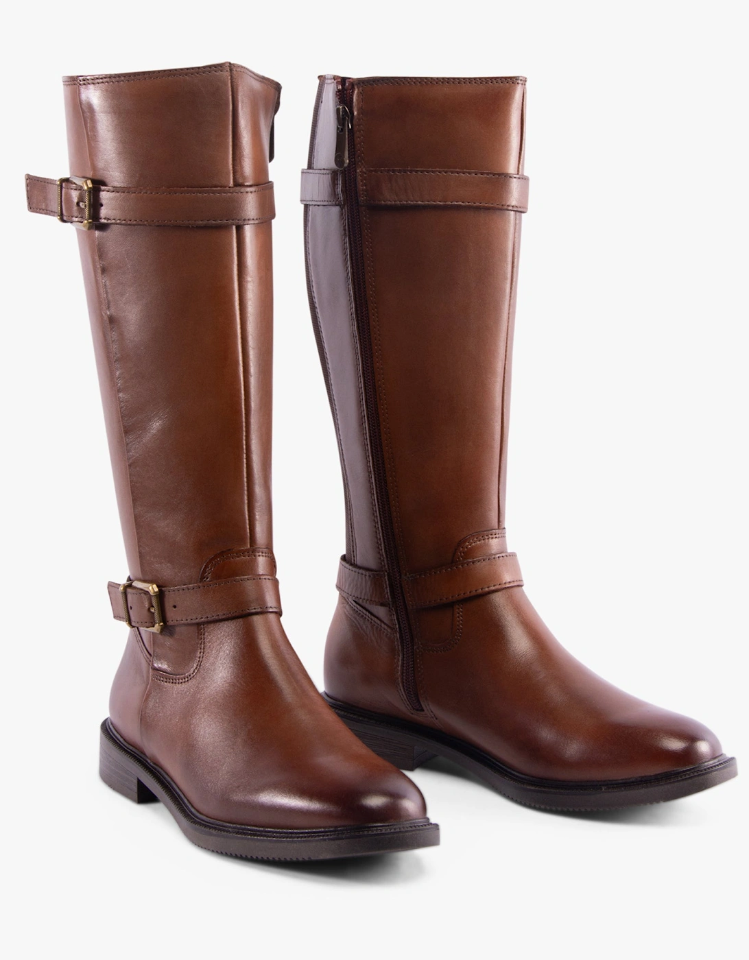 25520-43-392 Womens Boots Cognac Comb