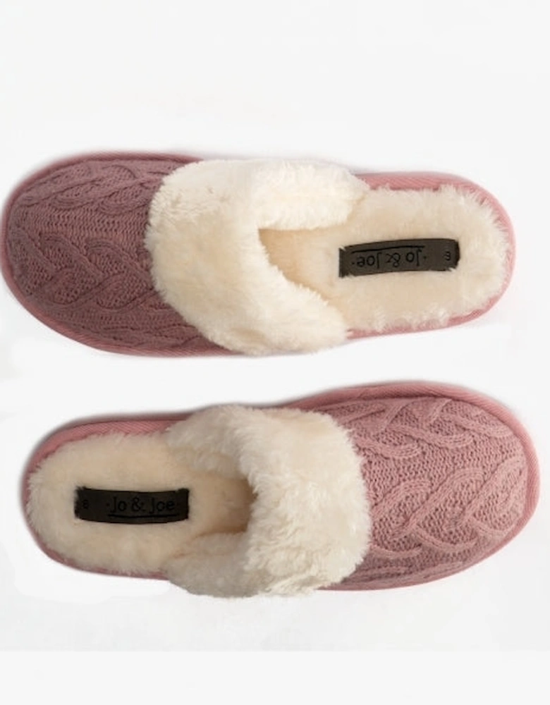 Jo & Joe MEGAN Womens Mule Slippers Pink