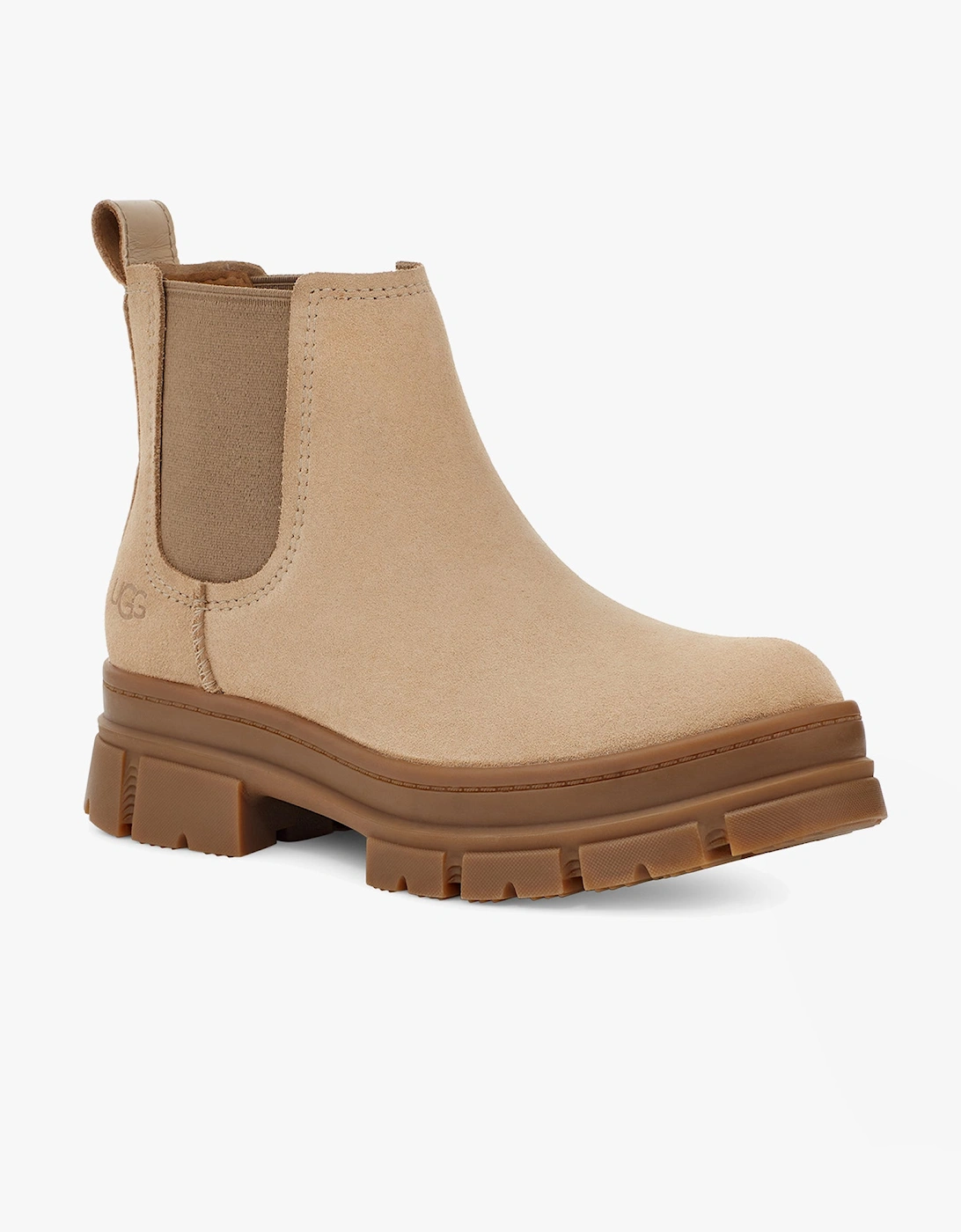 ASHTON CHELSEA Womens Chelsea Boots Mustard Seed