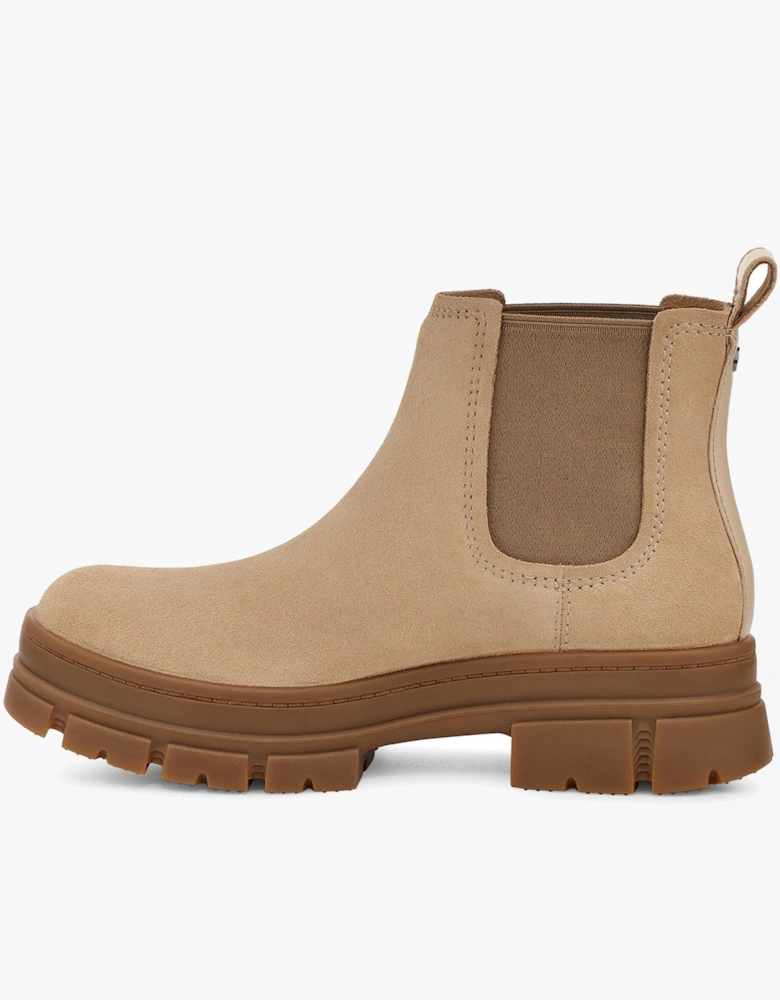 ASHTON CHELSEA Womens Chelsea Boots Mustard Seed