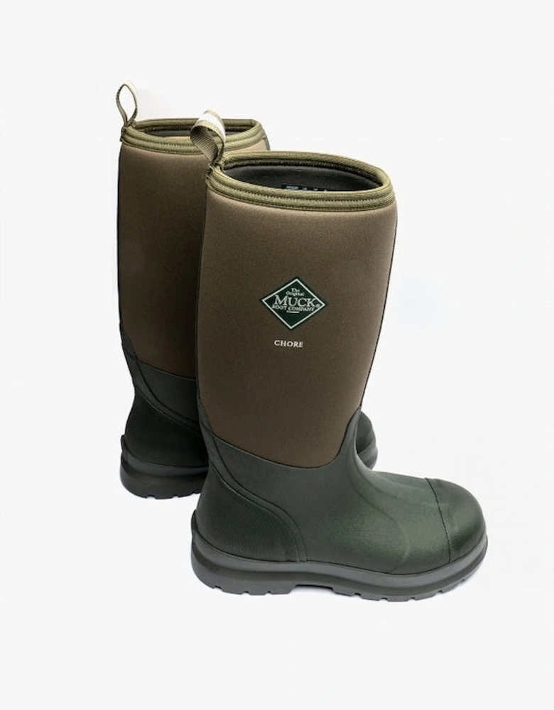 Muck Boots CHORE HI Unisex Rubber Wellington Boots Moss