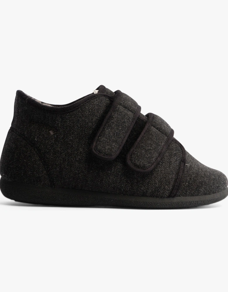 BRIAN Mens Slippers Charcoal