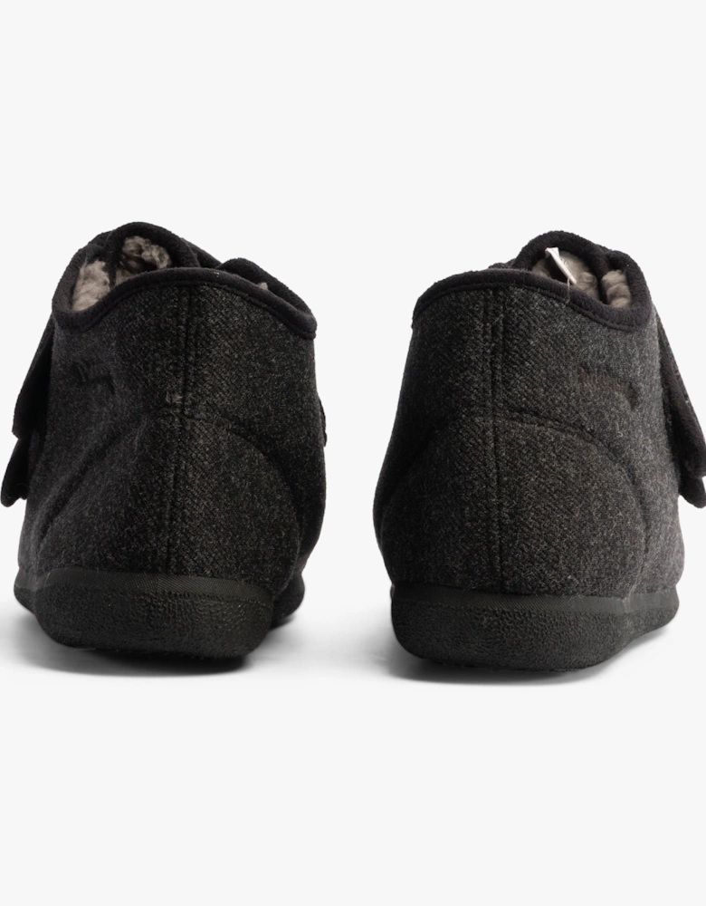 BRIAN Mens Slippers Charcoal