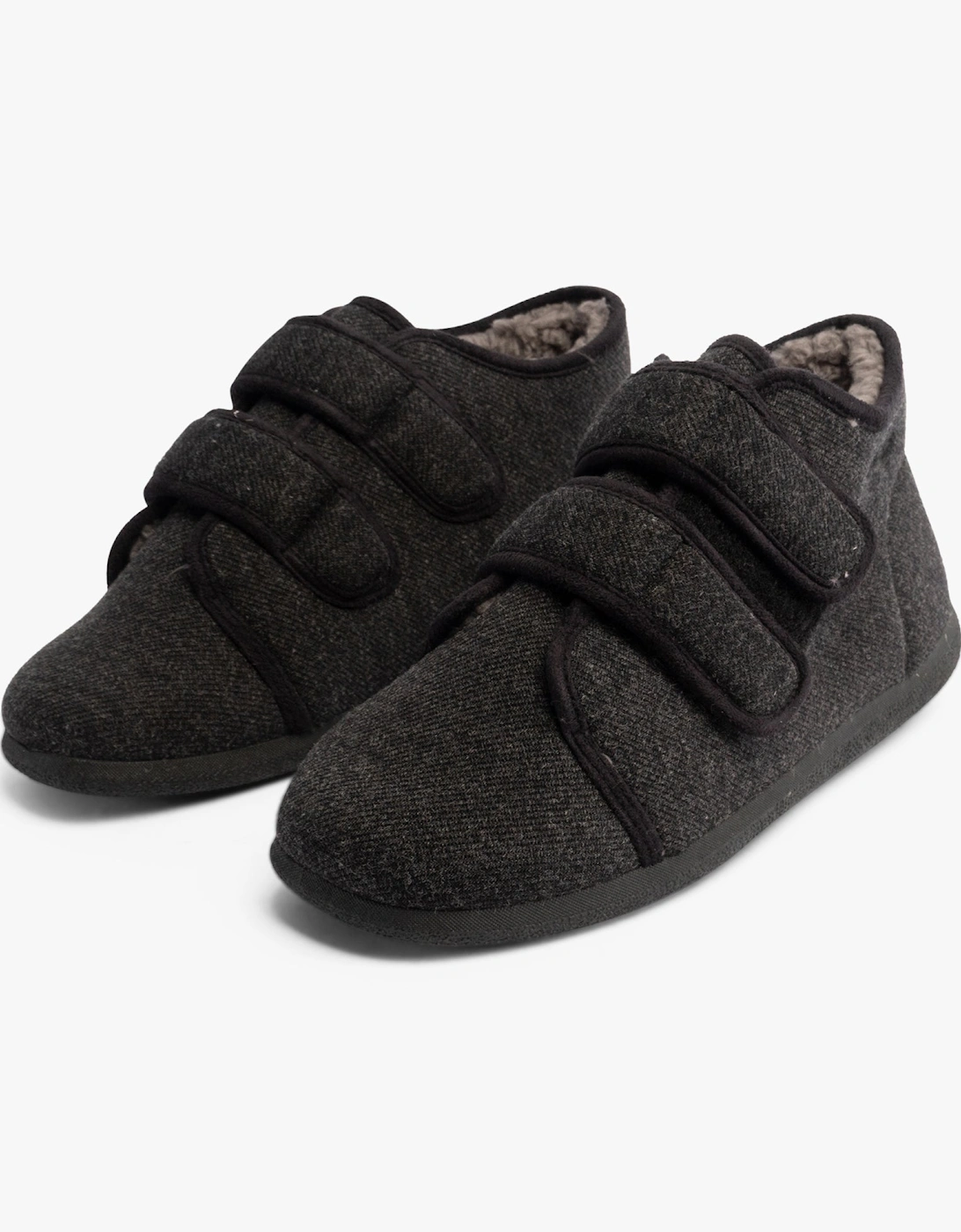 BRIAN Mens Slippers Charcoal