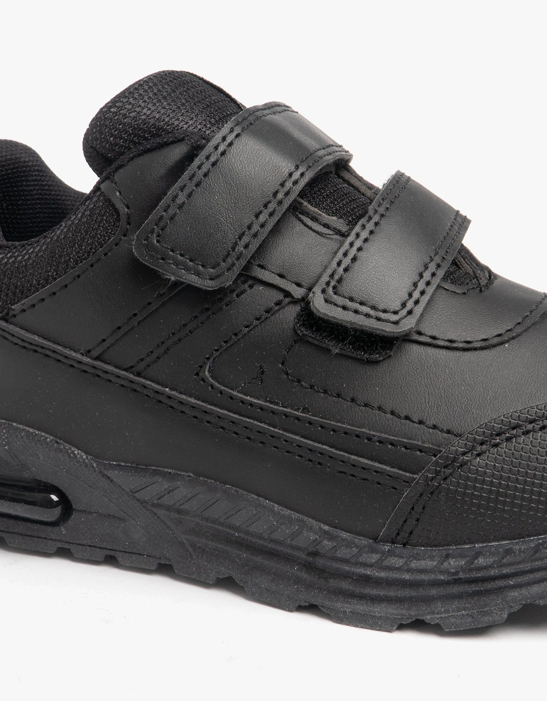 FELIX II Boys School Trainers Black