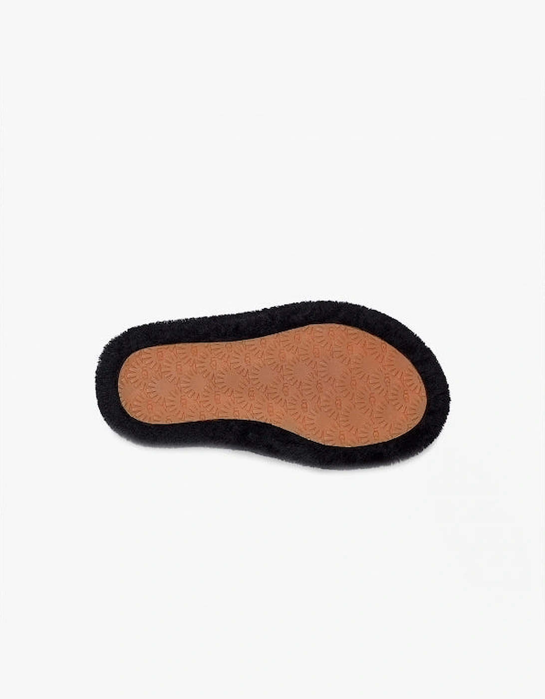 SLIDE Girls Sheepskin Slippers Black