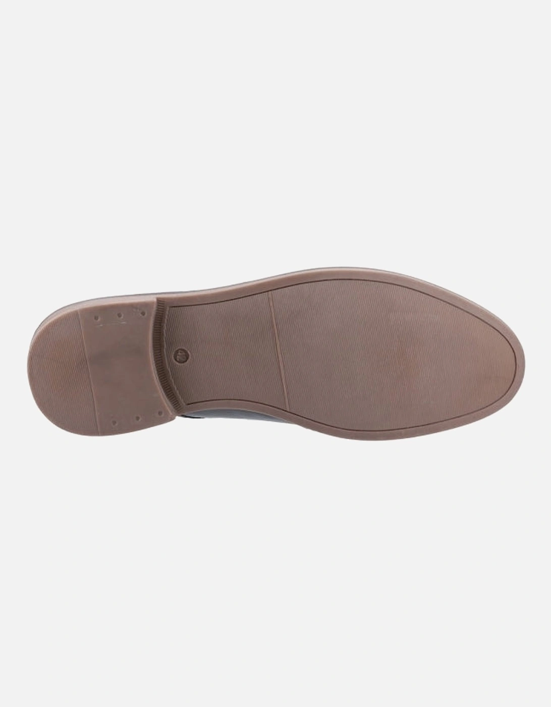 BRAYDEN Mens Leather Derby Shoes Brown