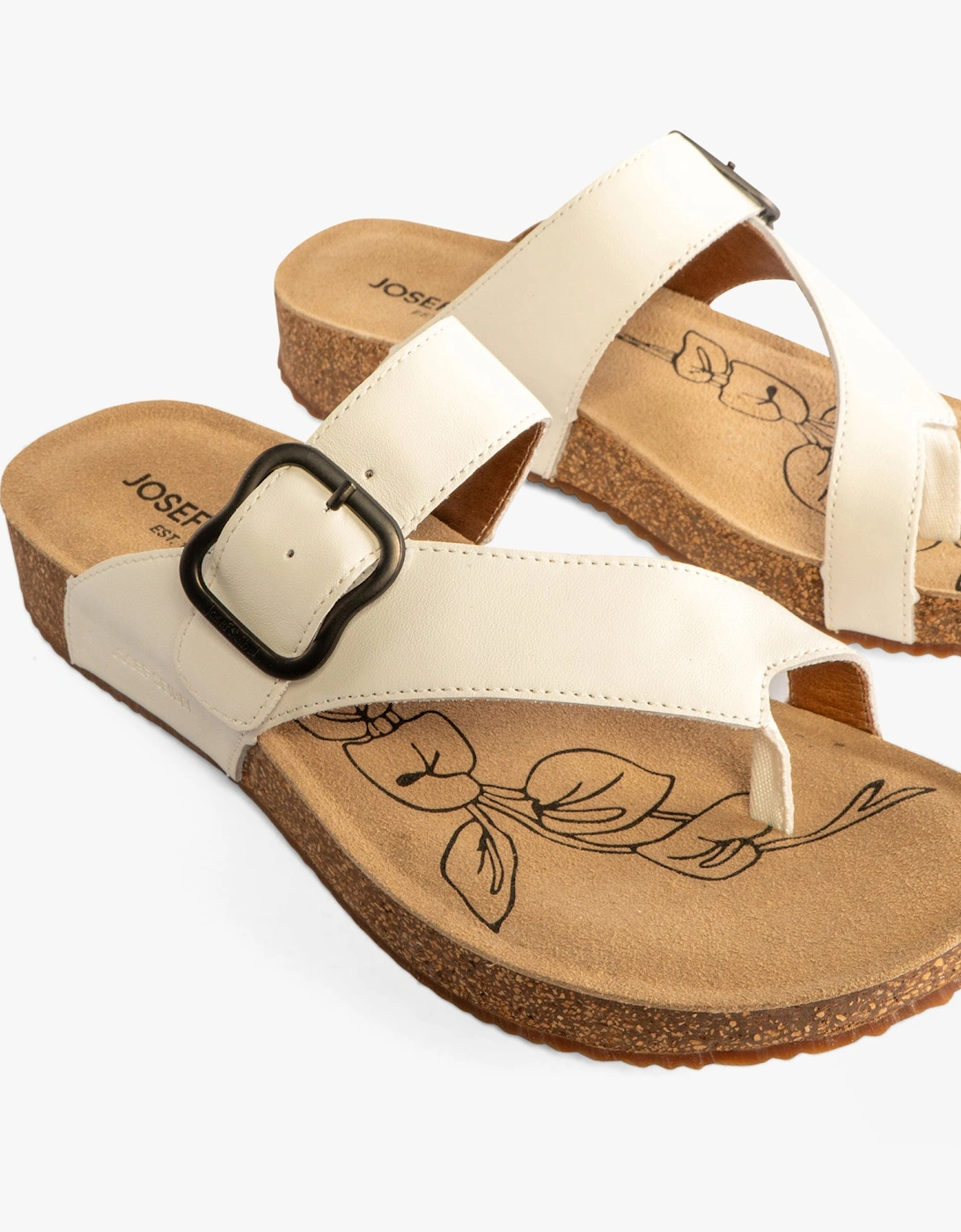 TONGA 77 Womens Toe-Post Sandals White