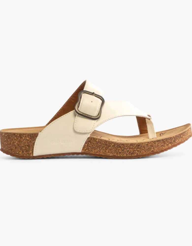 TONGA 77 Womens Toe-Post Sandals White