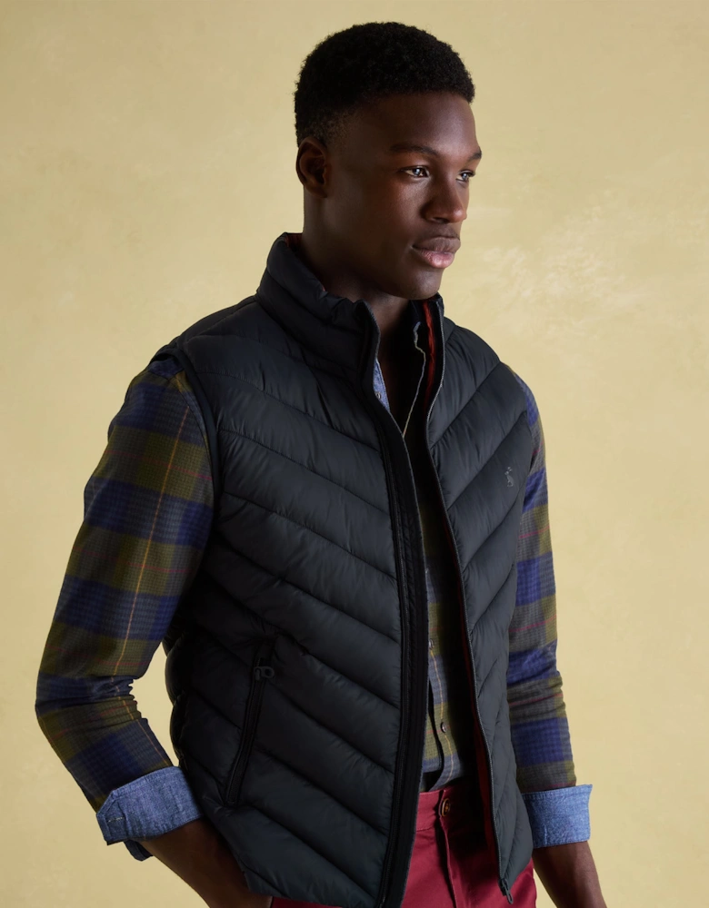 GARRETT Mens Gilet Navy