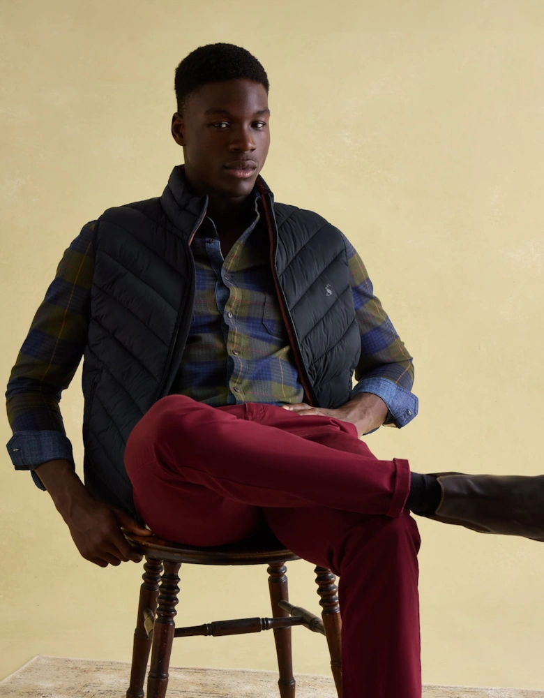 GARRETT Mens Gilet Navy