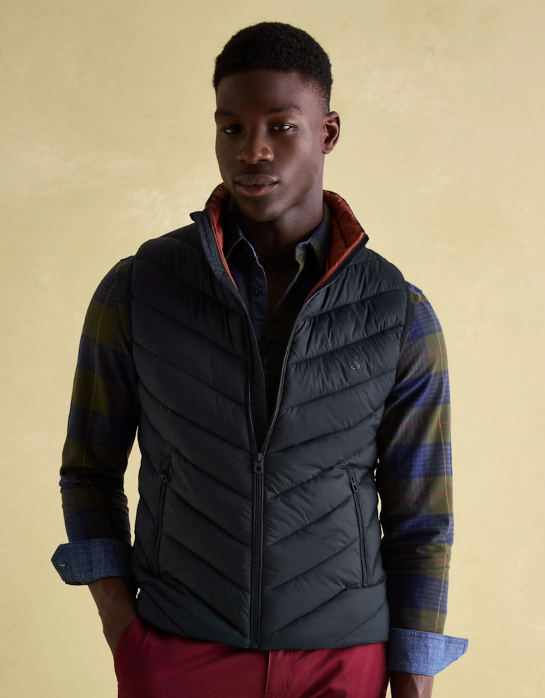 GARRETT Mens Gilet Navy