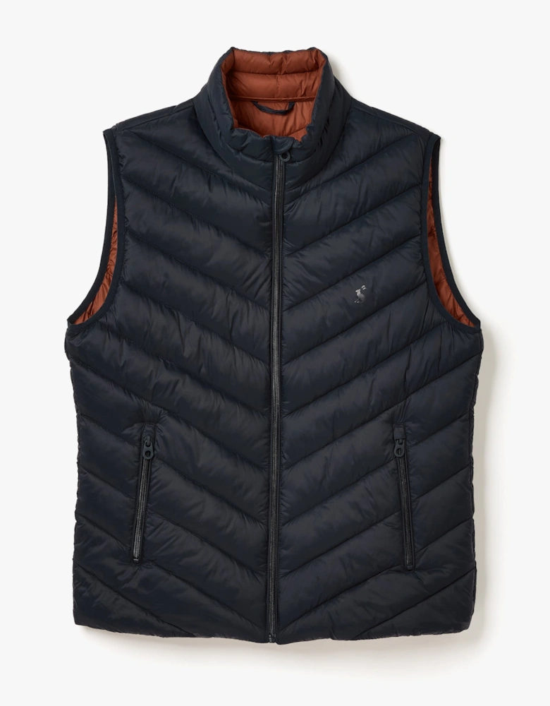 GARRETT Mens Gilet Navy