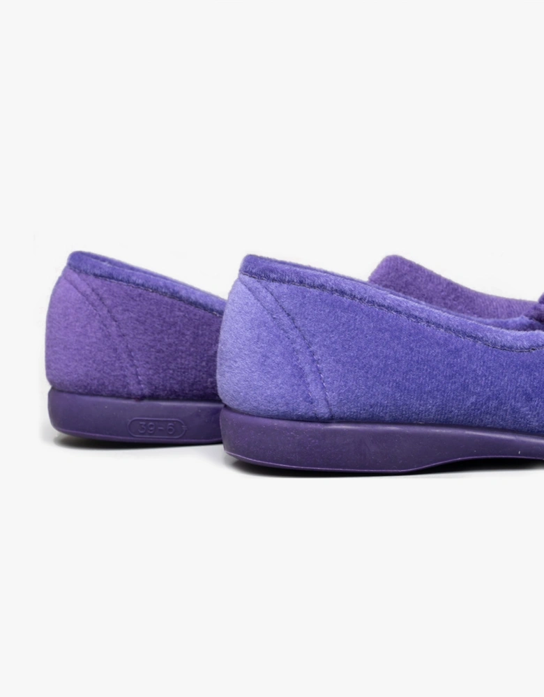 AUDREY Slip On Womens Slippers Lilac