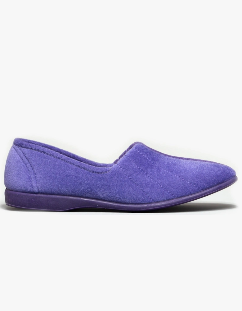 AUDREY Slip On Womens Slippers Lilac