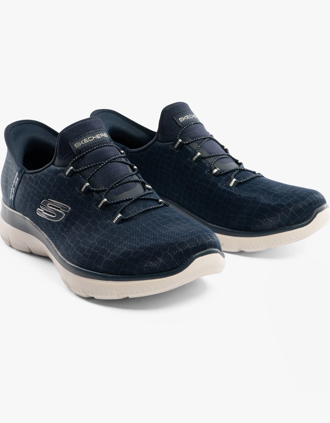 150128/NVSL SUMMITS-CLASSY NIGHT Womens Trainers Navy/Silver