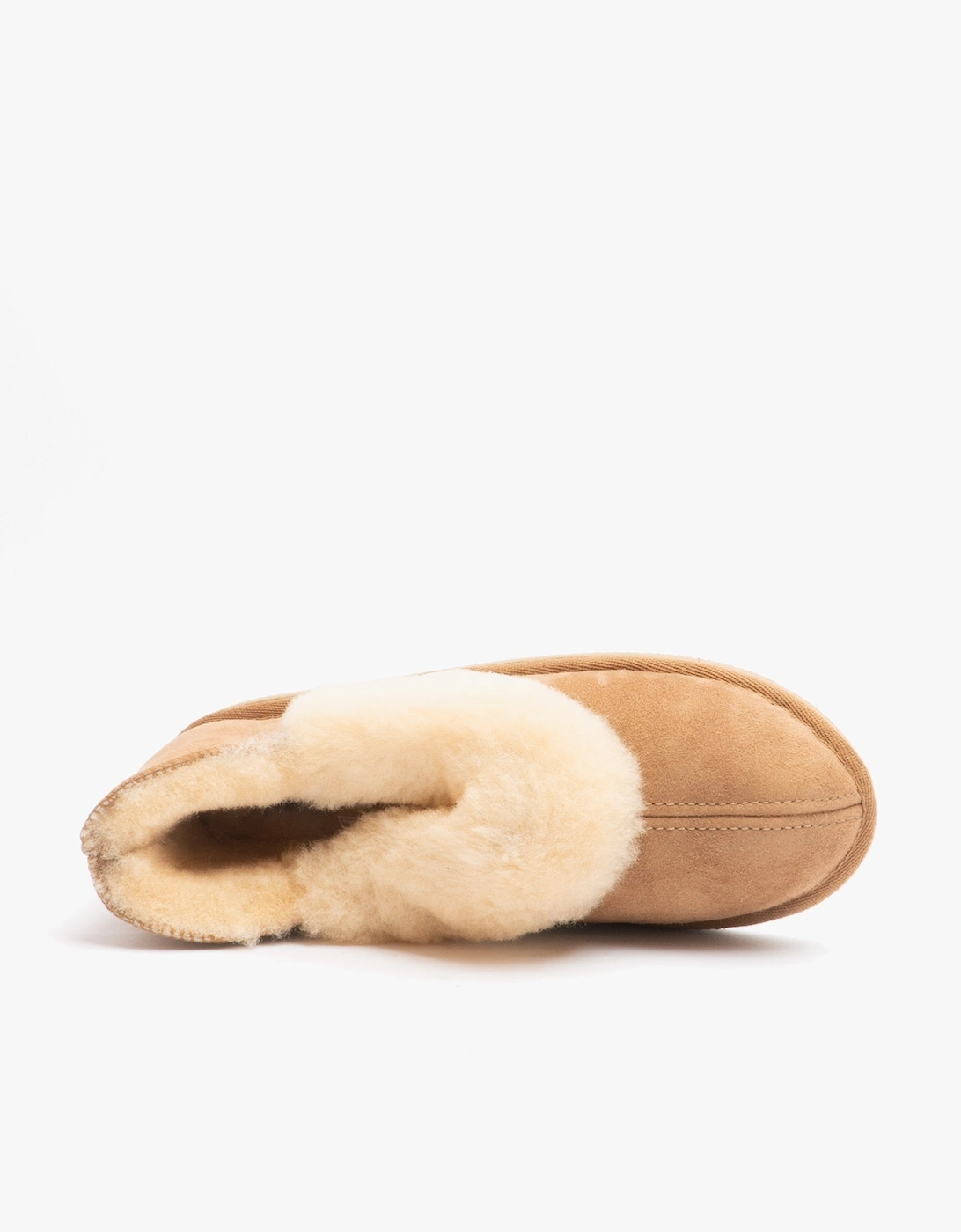 KARIN Womens Sheepskin Slipper Boots Chestnut