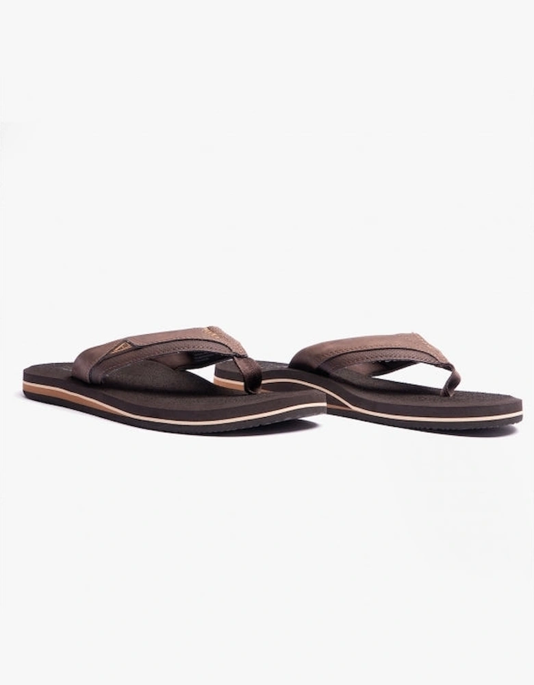 CUSHION DAWN Mens Flip-Flops Brown