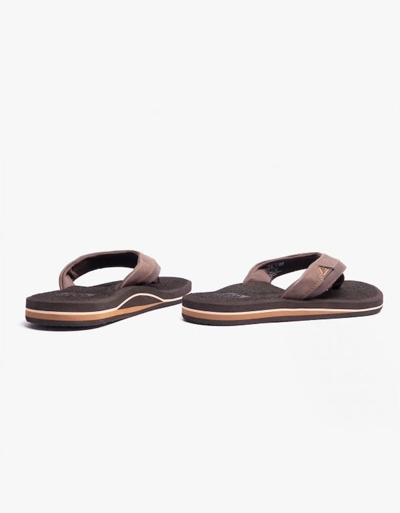 CUSHION DAWN Mens Flip-Flops Brown