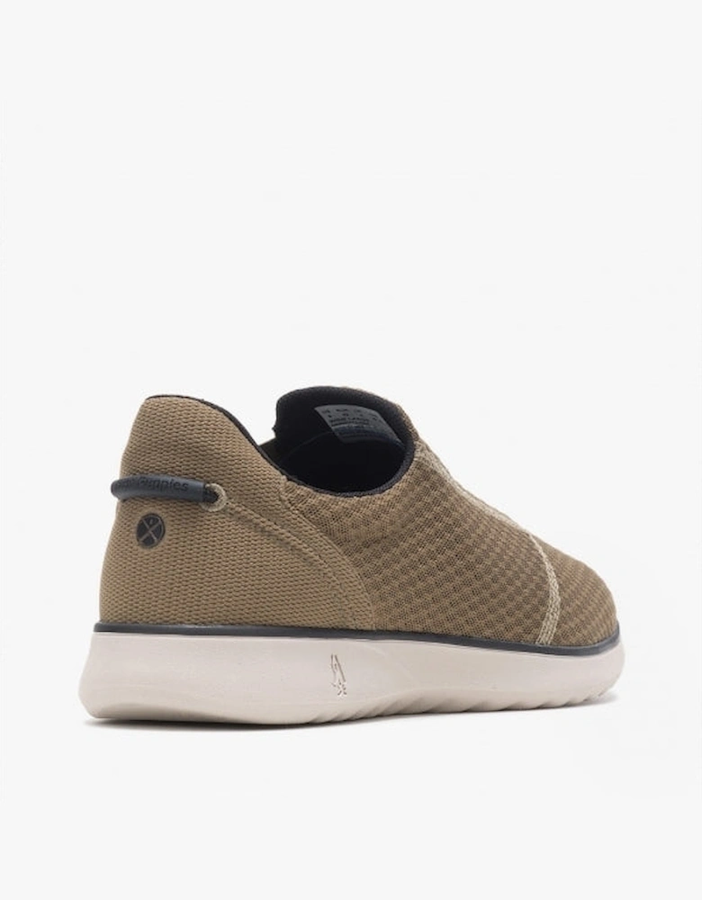 GOOD Mens Recycled Slip-On Trainers Olive