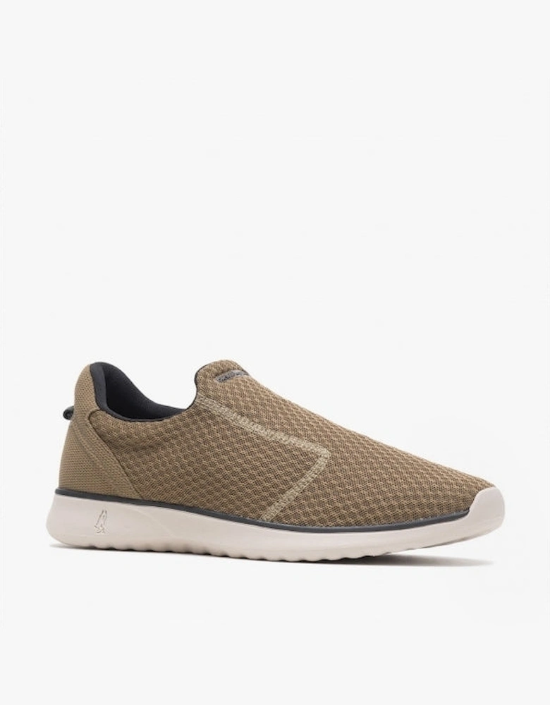 GOOD Mens Recycled Slip-On Trainers Olive