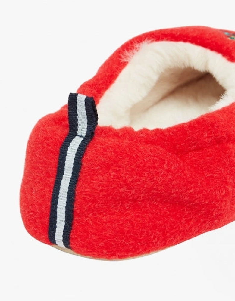 SLIPPET Girls Textile Mule Slippers Christmas Dog